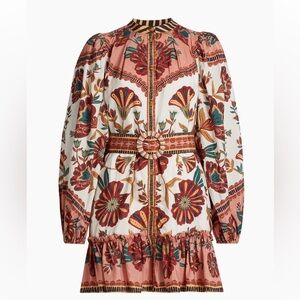 Farm Riad riad floral mini dress